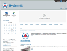 Tablet Screenshot of hvolsskoli.is